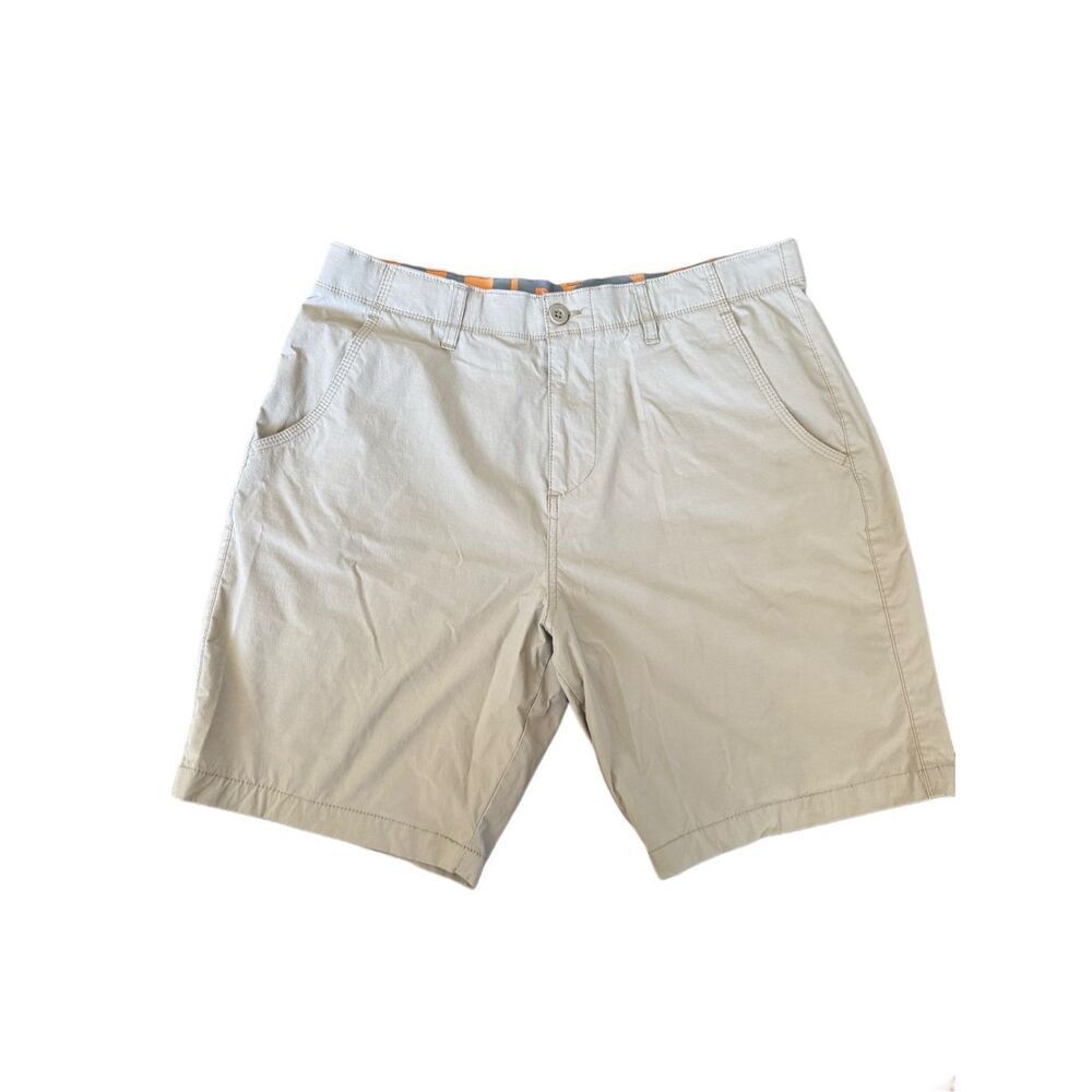 Iron 34 khaki sporty shorts men’s chino tan beige